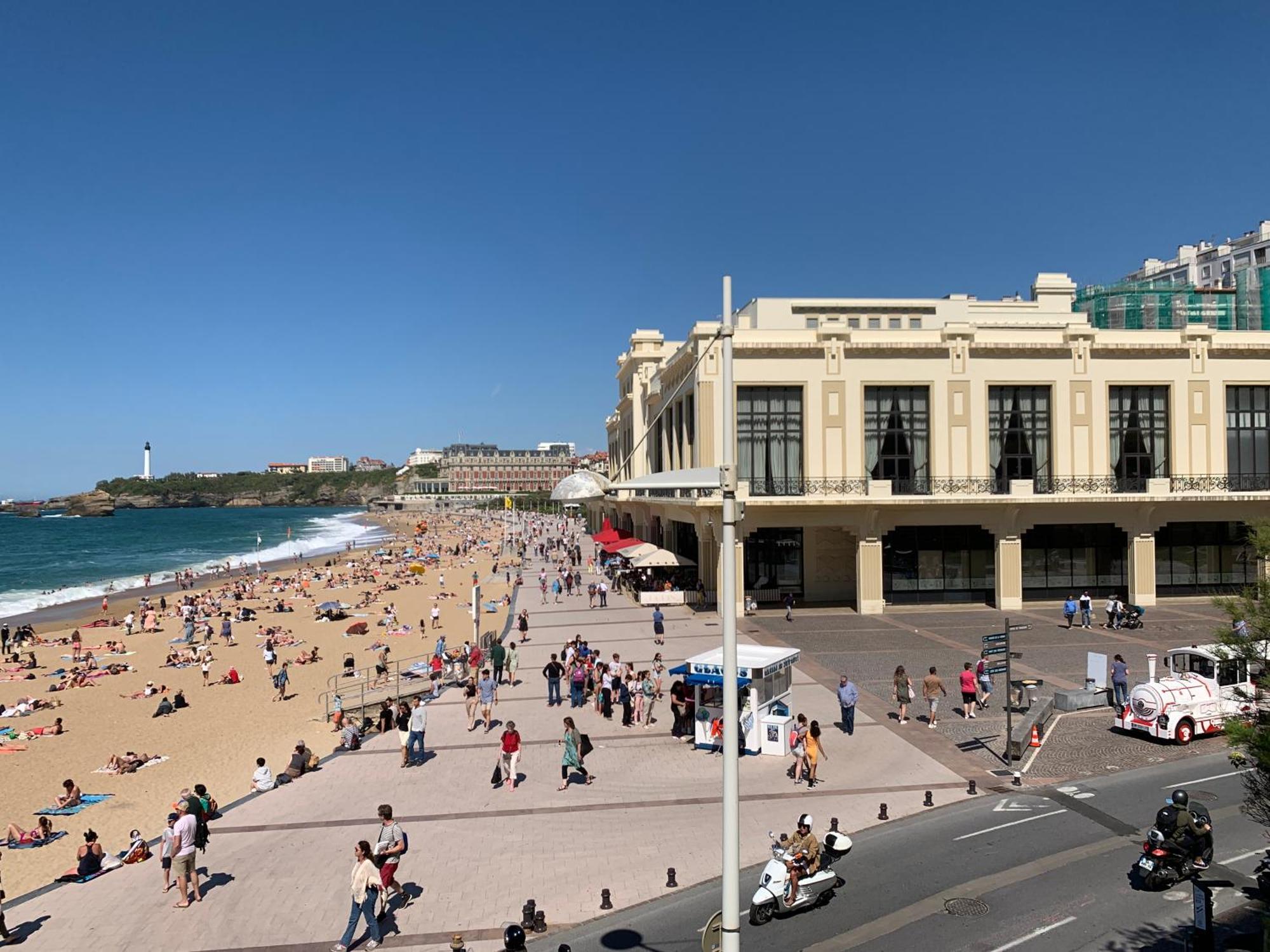 Biarritz Centre, Pres Avenue De Verdun, Cosy Apt 2 Pieces , Salon , Chambre Separe, Rue Tres Calme A 10 Minutes A Pied De La Grande Plage Exterior foto